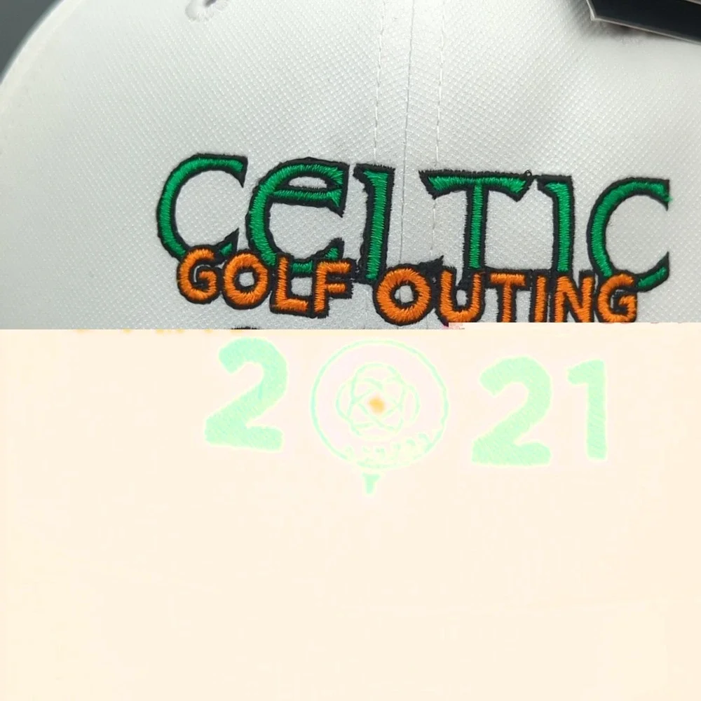 Celtic Golf Outing 2021 Nike Classic99 Dri-Fit Fitted Hat Cap M/L White NWT